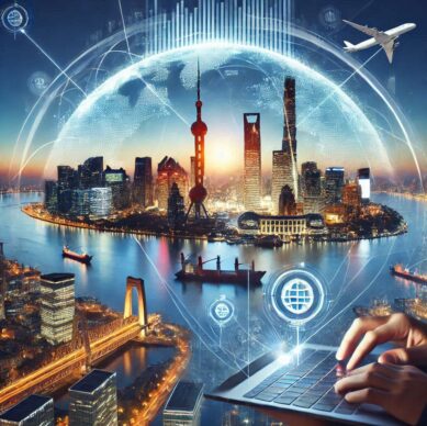 Create a professional image of The Evolving Landscape of International Trade in 2024 A Country-Spec