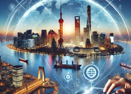 Create a professional image of The Evolving Landscape of International Trade in 2024 A Country-Spec