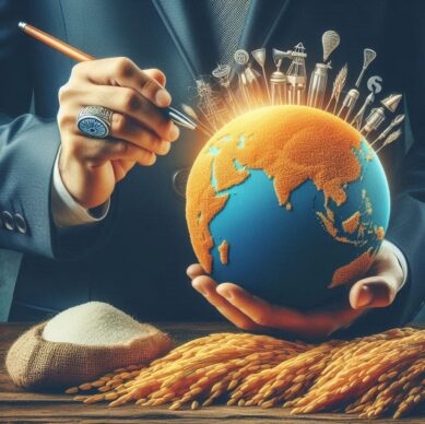 create a professional image on India’s Global Dominance in the Rice Industry Competitors, Export Vo (1)